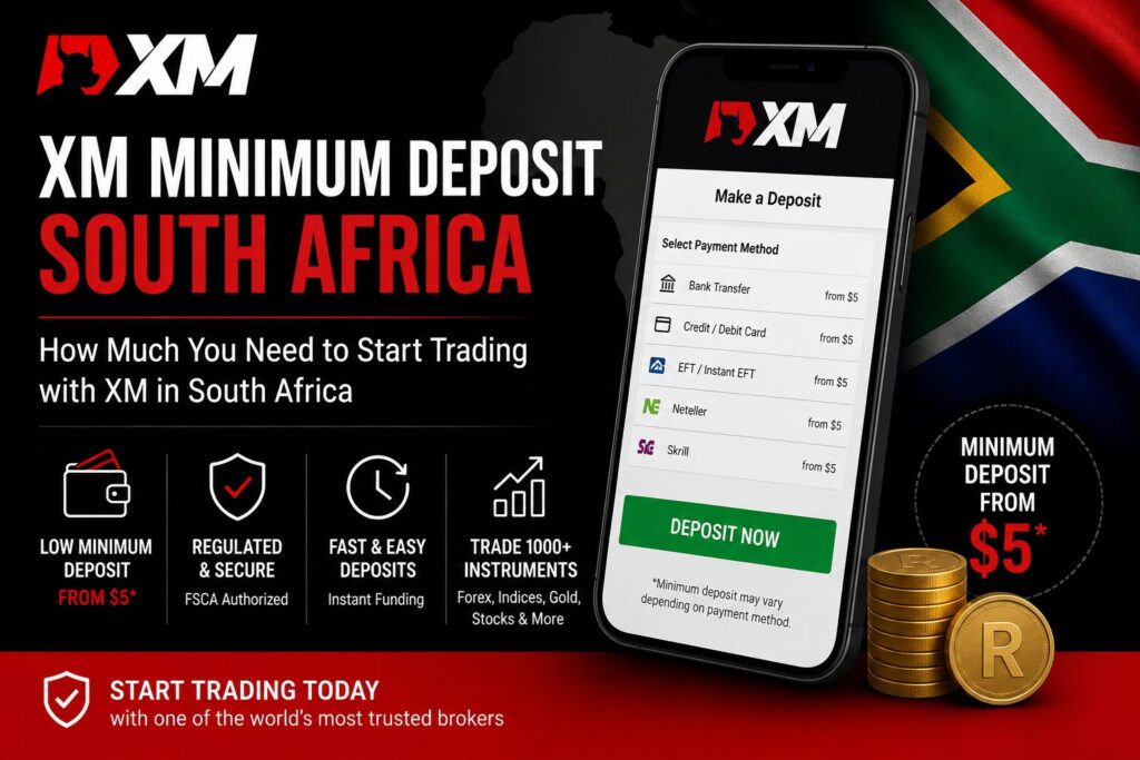 XM minimum deposit South Africa