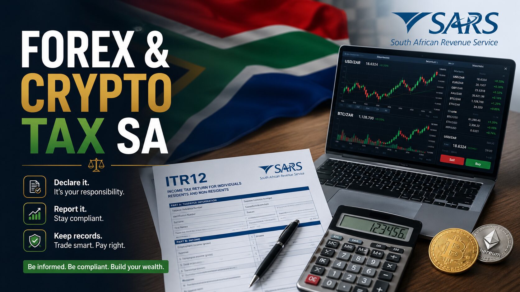 Forex and Crypto Trading Tax in South Africa