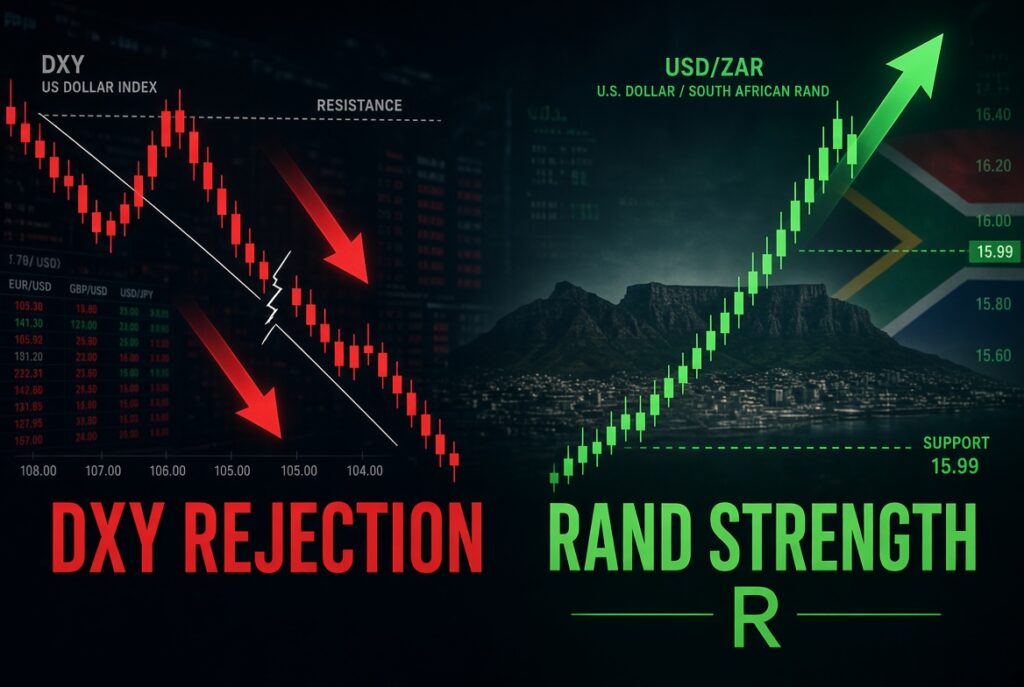 DXY Rejection Fuels Rand Strength