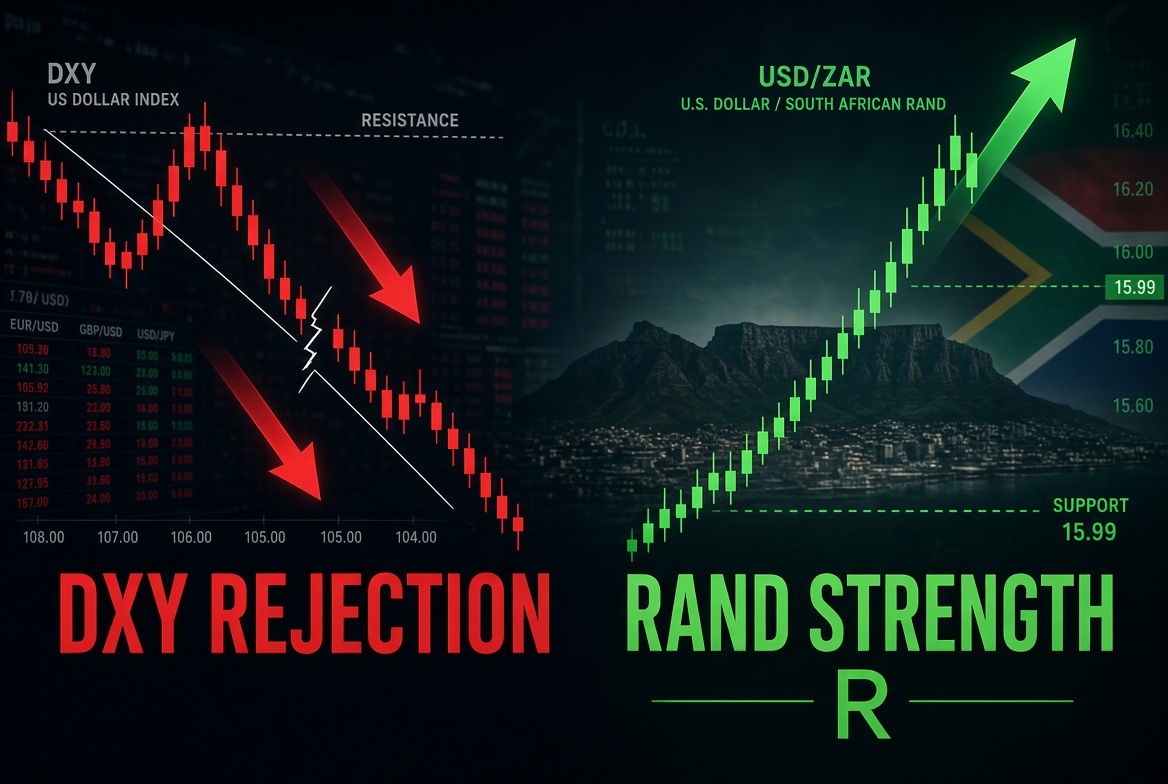 DXY Rejection Fuels Rand Strength