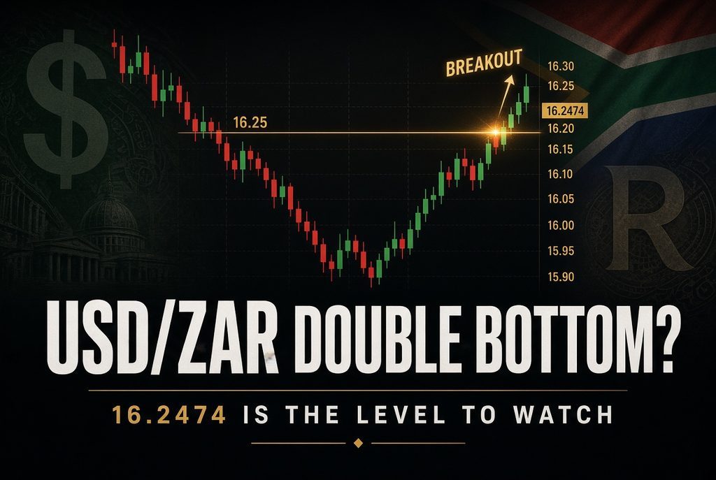 USD/ZAR Double Bottom