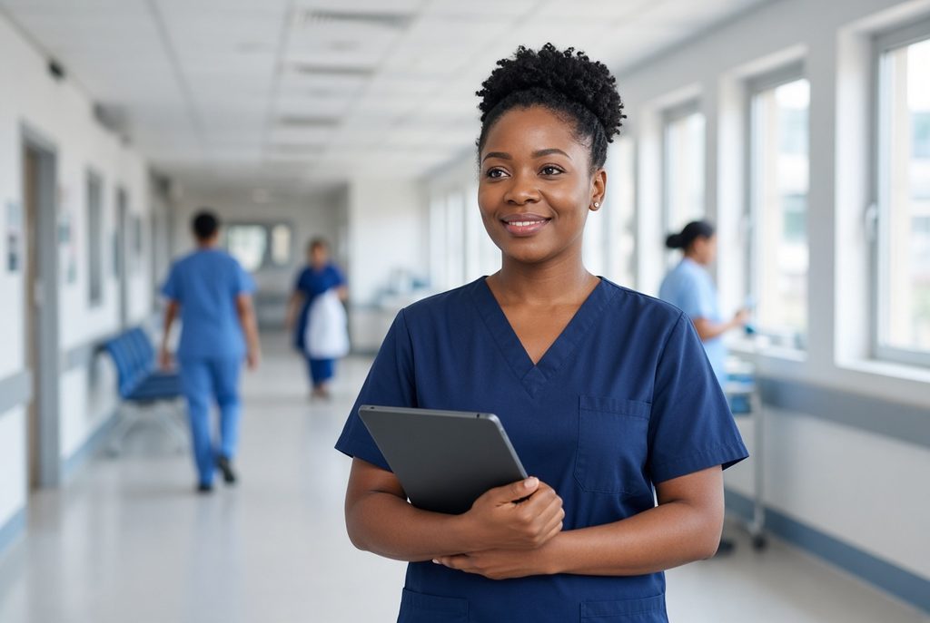 how much do South African nurses earn per month